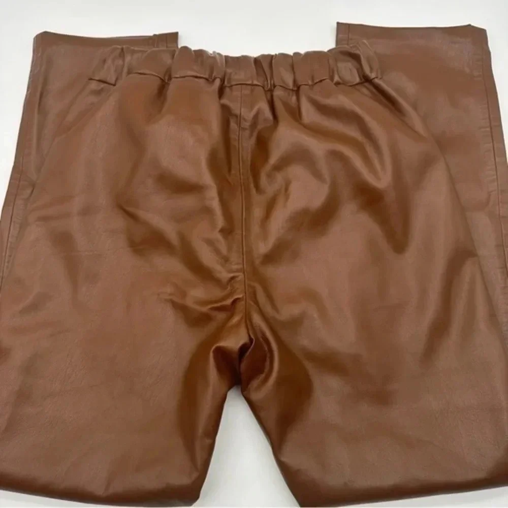 Anine Bing Colton Track Pant in Brown Small B1024